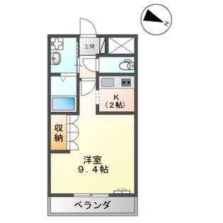 フローリスト【2階】の間取り