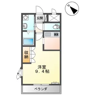 新向陽【2階】の間取り