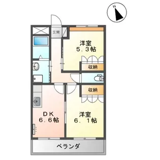 プロニティ【1階】の間取り
