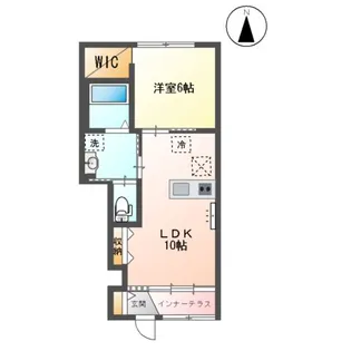 フィールハイムこうれいⅤ【105号室】の間取り