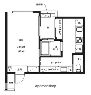 REVE大津朝倉【2階】の間取り
