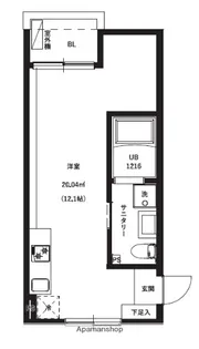 REVE大津朝倉【3階】の間取り