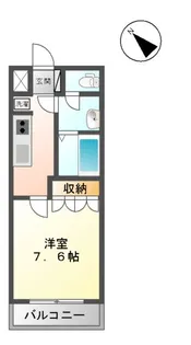 リバティ ウイング【2階】の間取り