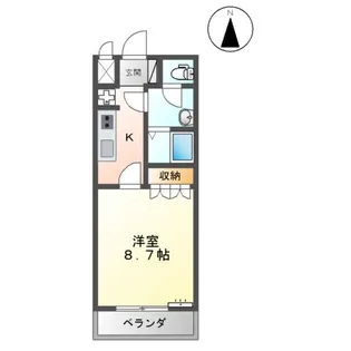 メゾン グランベル【2階】の間取り