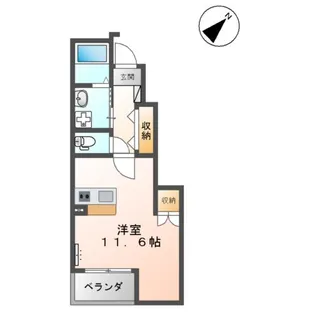 メゾン グランベルⅢ【1階】の間取り