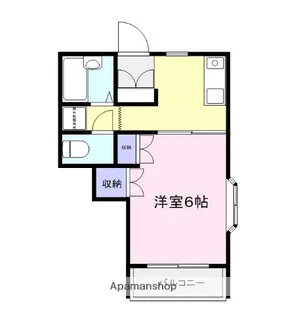 グラディールセントラルⅡA【201号室】の間取り