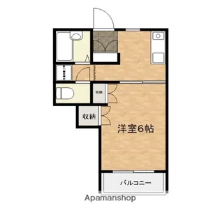 グラディールセントラルⅡA【205号室】の間取り