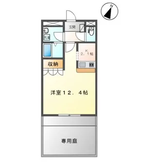 ロマン B棟【1階】の間取り