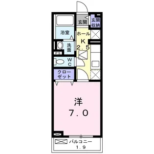 エム トラスト【1階】の間取り