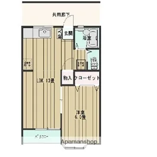 アーバンせいゆう2【201号室】の間取り