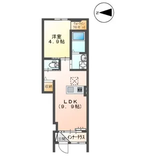 グランディールⅡ【1階】の間取り