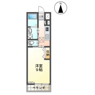 ピアネータ【1階】の間取り
