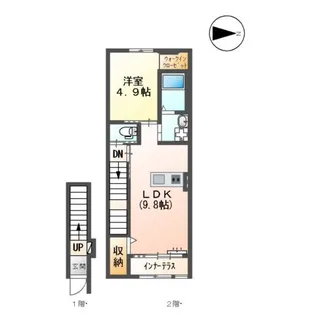 グランチェスタ出雲【2階】の間取り