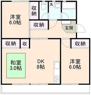 K’SB大塚Ⅱ【101号室】の間取り