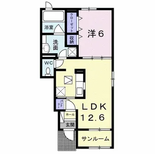 シルバーストーンⅡ【1階】の間取り