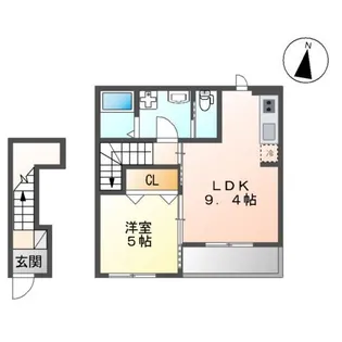 カメリア【2階】の間取り