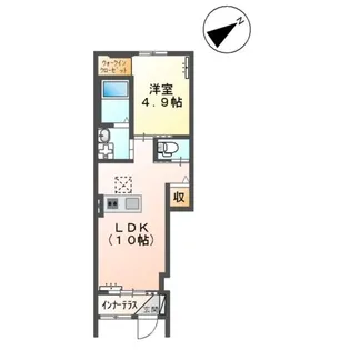 コントレールB【1階】の間取り