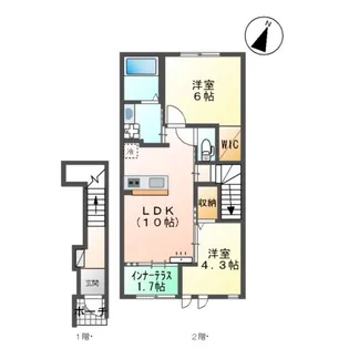 アルツァーレ【2階】の間取り