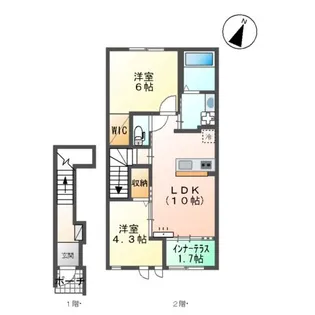 アルツァーレ【2階】の間取り