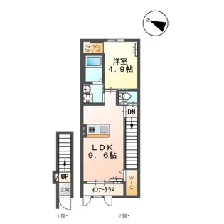タンカルム【2階】の間取り