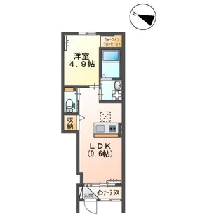 タンカルム【1階】の間取り