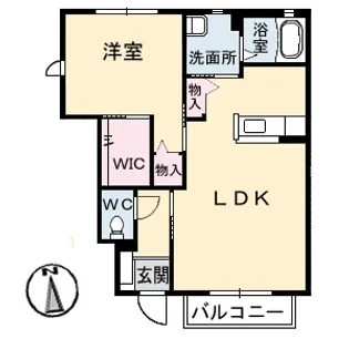 べアーレ B棟【1階】の間取り