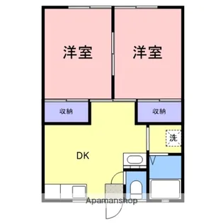 MIHARAAP【202号室】の間取り