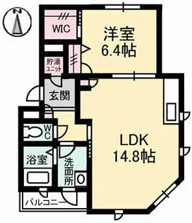 リラフォートMANA【1階】の間取り