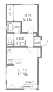 ヴェルディ【2階】の間取り