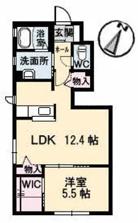 CASA COMODO【1階】の間取り