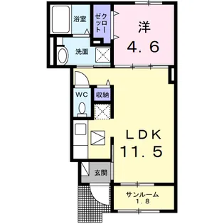 アルカンシエル・セット【1階】の間取り