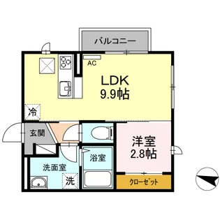 センティア.M【1階】の間取り
