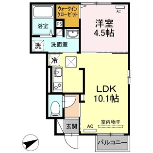 アーバンコート【1階】の間取り