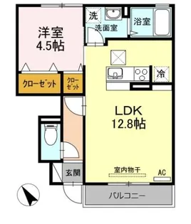 フォルトゥーナ【1階】の間取り