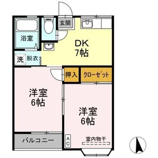 ドリームタウン【2階】の間取り