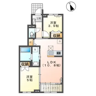 プレジャー【1階】の間取り