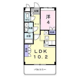 ひまわりⅡ【1階】の間取り
