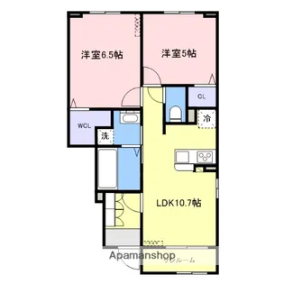 カルム併川Ⅰ【103号室】の間取り