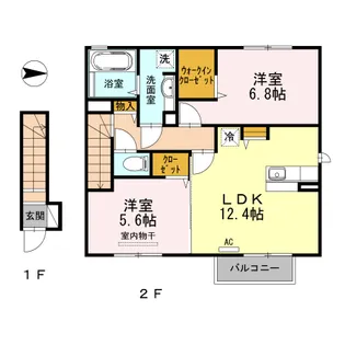 KIITOS【2階】の間取り