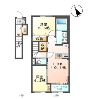 カント【206号室】の間取り