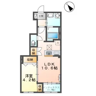カント【106号室】の間取り