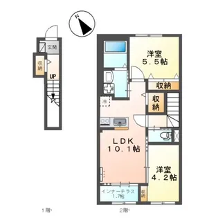 カント【205号室】の間取り