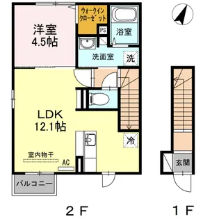 プラモニー【2階】の間取り