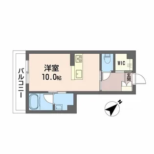 シャーメゾン クロシェット【2階】の間取り