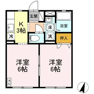 エスポアール 壱番館【1階】の間取り