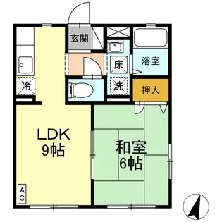 エスポアール 壱番館【1階】の間取り