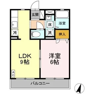 エスポアール 弐番館【1階】の間取り