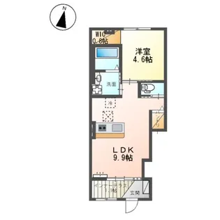 アークリタ【106号室】の間取り