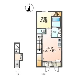 アークリタ【205号室】の間取り