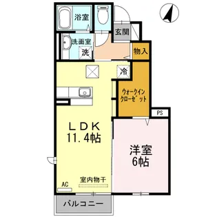 ダンケ【1階】の間取り